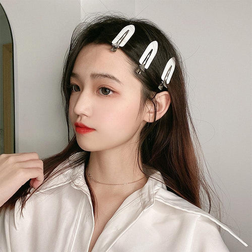 4pcs/1pc No Bend Seamless Hair Clips Side Bangs Fix Fringe Barrette Makeup Washing Face Accessories Women Girls Styling Hairpins Gorgeous Hair Accessories For Women